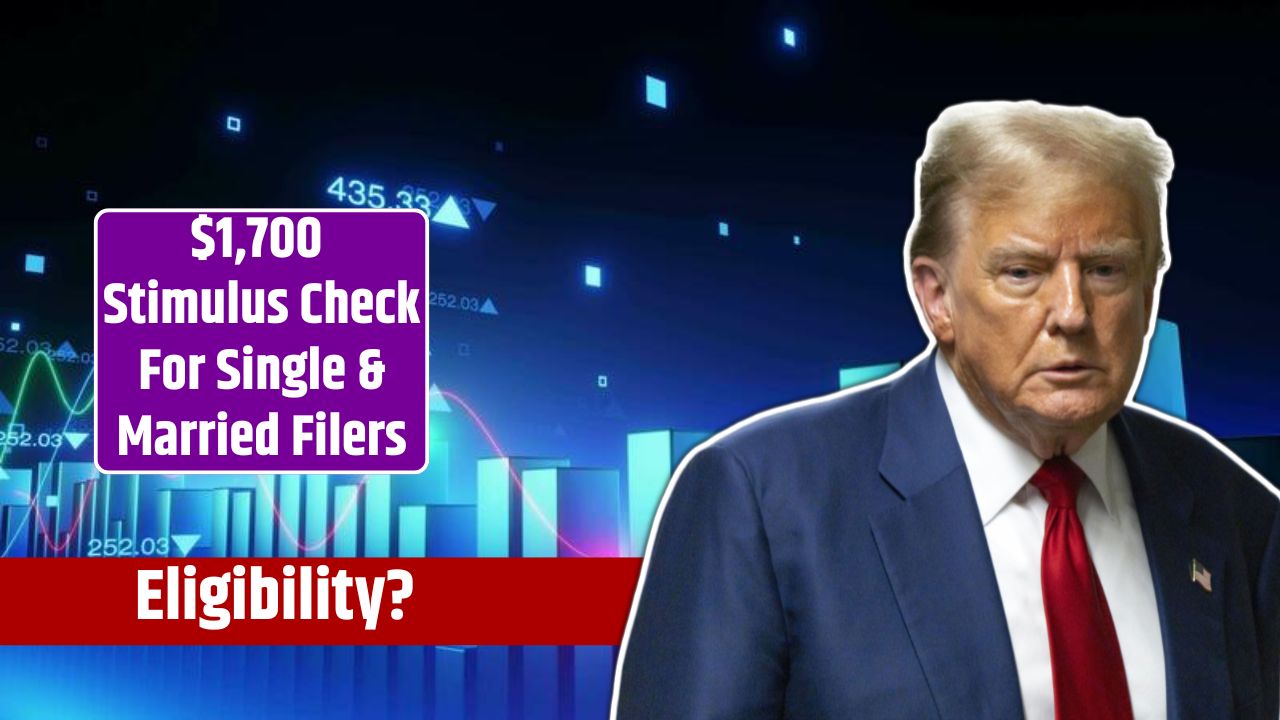 $1,700 Stimulus Check For Single & Married Filers