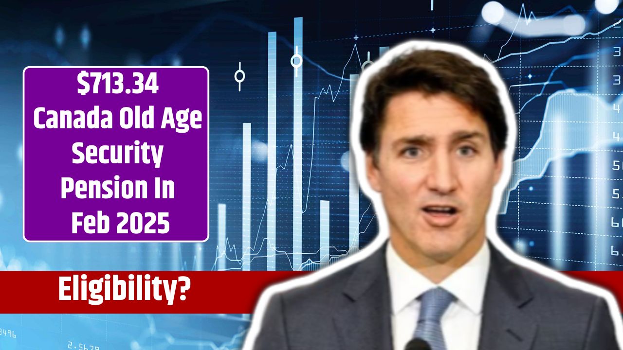 $713.34 Canada Old Age Security Pension In Feb 2025