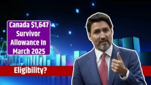 Canada $1,647 Survivor Allowance In March 2025