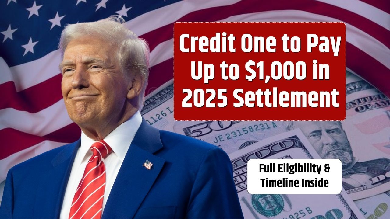 Credit One to Pay Up to $1,000 in 2025 Settlement