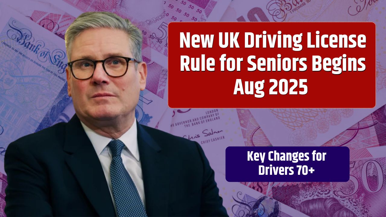 New UK Driving License Rule for Seniors Begins Aug 2025